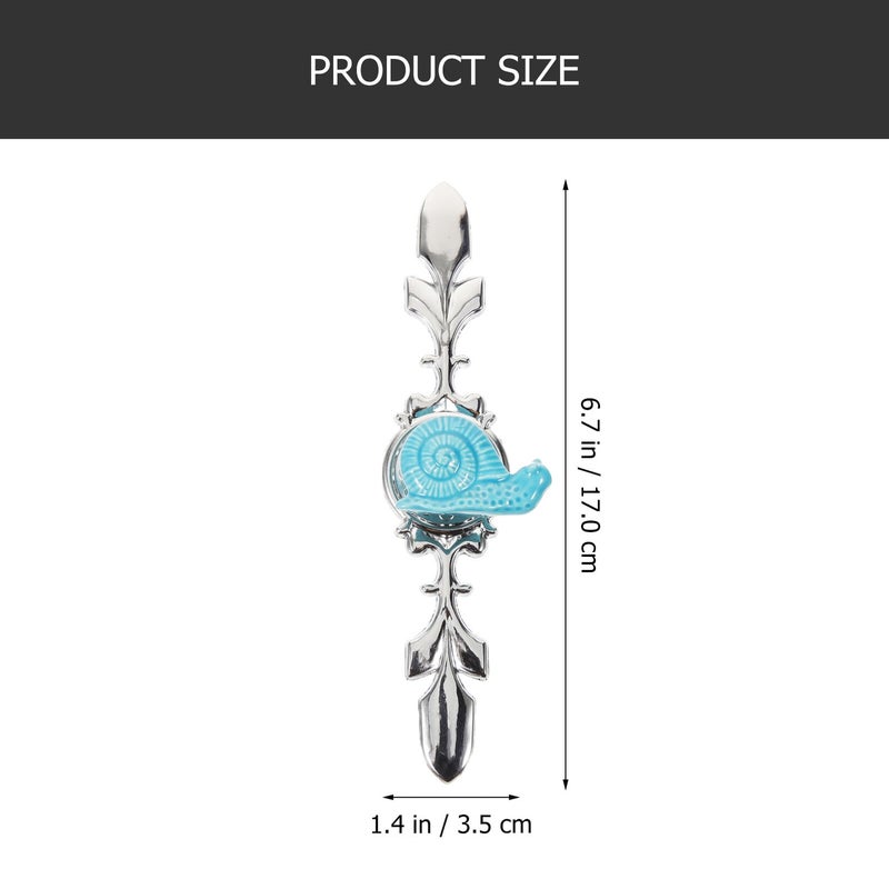 Blue Snail Cartoon Cabinet Pulls Alloy Single Hole Drawer Handles for Kitchen Wardrobe Furniture - Image 3