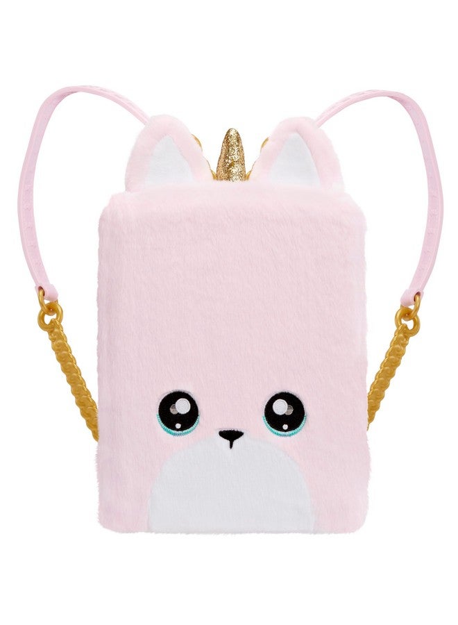 Na! Na! Na! Surprise 3In1 Backpack Bedroom Unicorn Playset Britney Sparkles Fashion Doll Fuzzy Pink Unicorn Backpack Closet With Pillows & Blanket Kids Gift Ages 4 5 6 7 8+  - Image 2