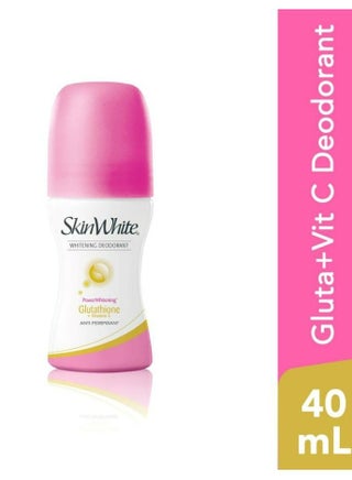 glutathione deodorant skin white Deodorant Glutathione + Vitamin C Underarm Whitening  Antiperspirant Roll On 40mL | Best Price Kuwait