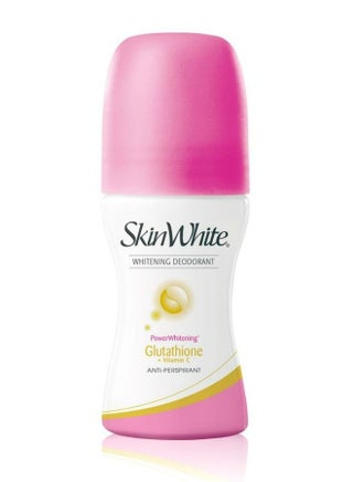 skin white Deodorant Glutathione + Vitamin C Underarm Whitening Antiperspirant Roll On 40mL | Best Price Oman