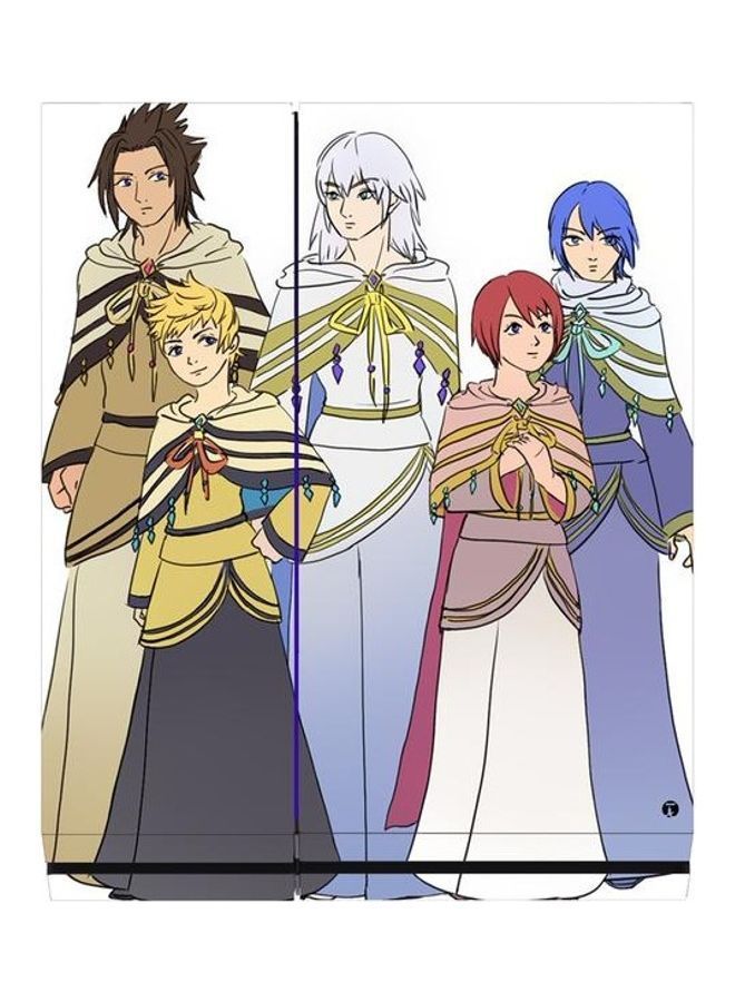 NIBEMINENT Self-Adhesive Printed Console Sticker For Sony PlayStation 4