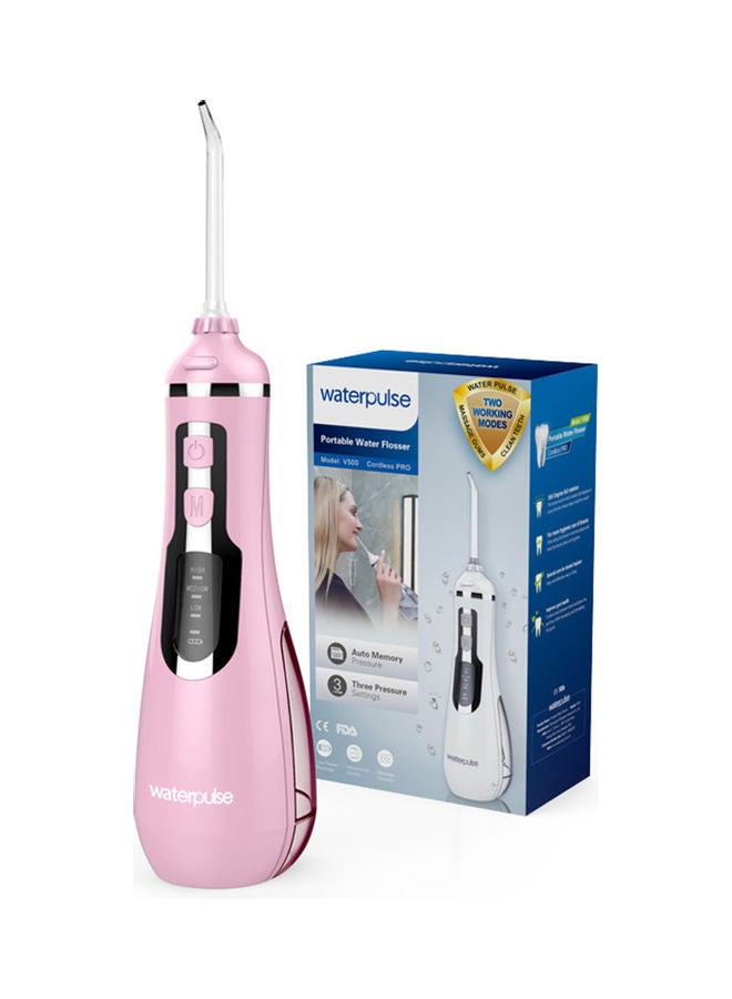 waterpulse Electric Tooth Cleaning Tartar Remover Pink - Image 2