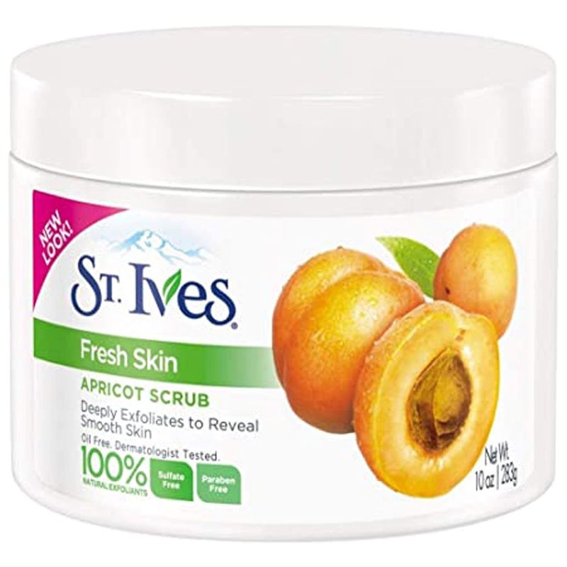 St Ives Fresh Skin Invigorating Apricot Scrub 10 Oz 2 Pack
