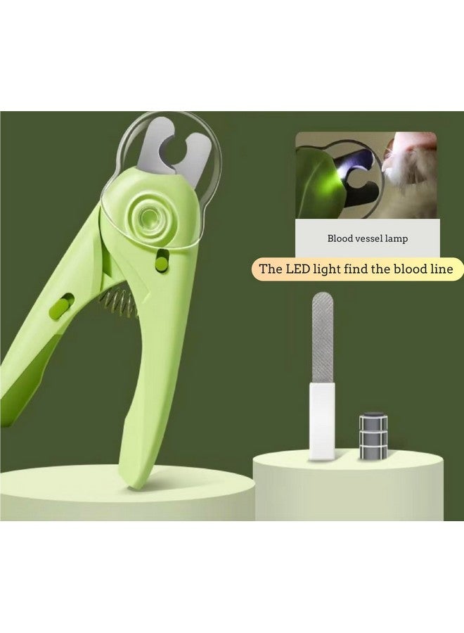 مقص أظافر 3 في 1 للكلاب والقطط - مزود بواقي أمان لتجنب الإفراط في التقليم. مقص أظافر للكلاب مزود بإضاءة LED، يُضيء الأظافر أو سلالتها لسهولة الاستخدام، مناسب للقطط والكلاب. - Image 3