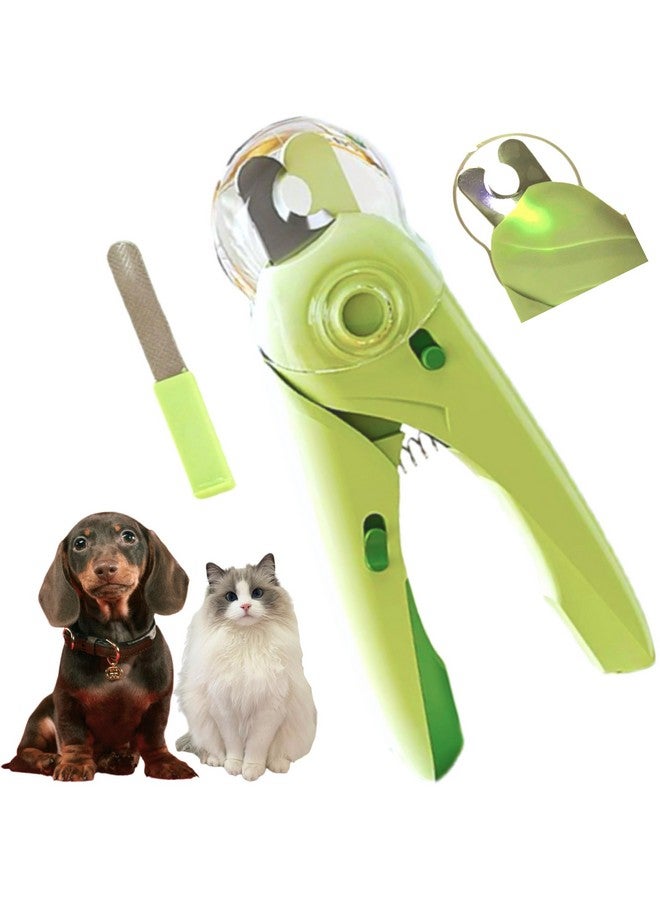 مقص أظافر 3 في 1 للكلاب والقطط - مزود بواقي أمان لتجنب الإفراط في التقليم. مقص أظافر للكلاب مزود بإضاءة LED، يُضيء الأظافر أو سلالتها لسهولة الاستخدام، مناسب للقطط والكلاب. - Image 1