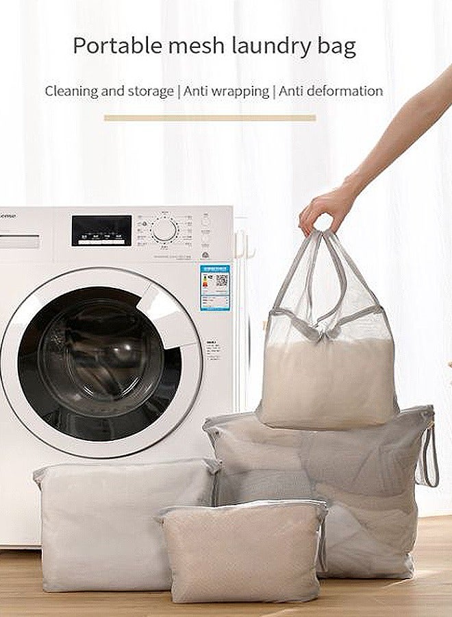 حقيبة تخزين للسفر مكونة من 3 قطع، ملابس، ملابس داخلية، حقيبة غسيل، حقيبة تخزين انتظار التسليم، حقيبة سفر، حقيبة فرز ملابس محمولة، محمولة باليد، للاستخدام المنزلي - Image 1