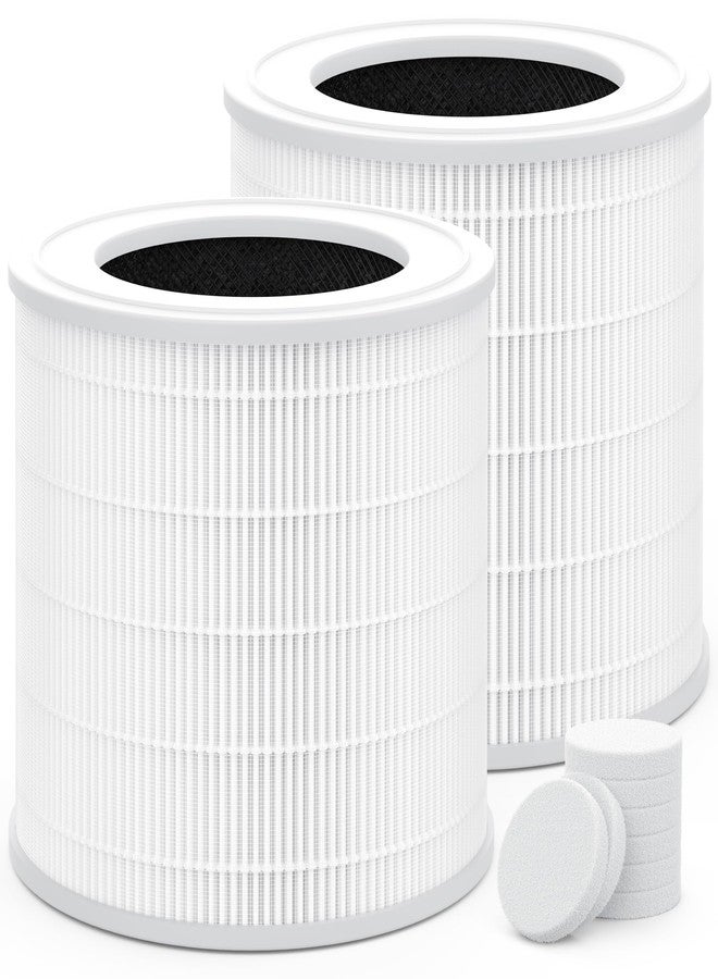 XBWW 2 Packs A2005 Replacement Filters Compatible with A2005 Air Cleaner Purifier, 3-in-1 White Basics Filter with extra 8 Pcs Aroma Pads - Image 1