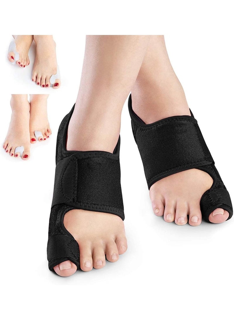 ChicAbode مُصَحِّح عقدة الإبهام للرجال والنساء، 3 قطع من مُصَحِّح إبهام كبير مع قضبان ألومنيوم، وشريط دعم لعقدة الإبهام لدعم النهار والليل - Image 1