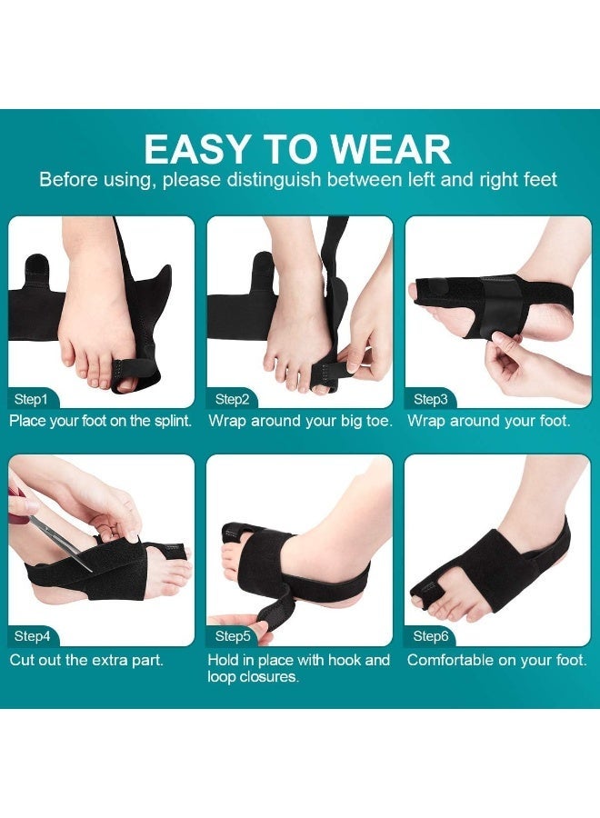 ChicAbode مُصَحِّح عقدة الإبهام للرجال والنساء، 3 قطع من مُصَحِّح إبهام كبير مع قضبان ألومنيوم، وشريط دعم لعقدة الإبهام لدعم النهار والليل - Image 5