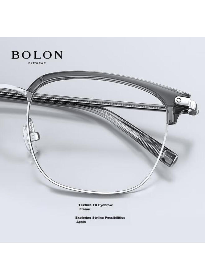 Bolon Eyeglasses Hedi'S Style, Lightweight Business Versatile Browline Optical Frame, Myopia Glasses Frame, Gift Bj6105B90 - Image 3