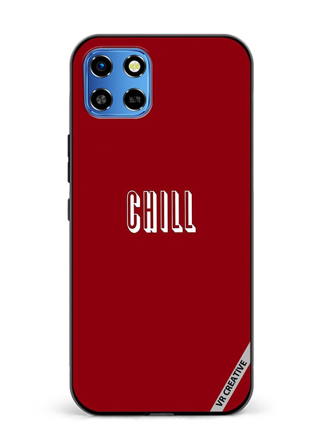VR CREATIVE Protective Case Cover For Infinix Smart 6 HD Chill In Red Design Multicolour - Image 1
