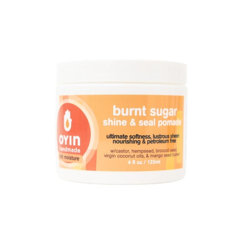 Oyin Handmade Burnt Sugar Pomade | Humectant Hair Pomade for Shine, Sealing, Hydration & Healthy Scalp | Petroleum-Free, All-Natural | 4 oz - Image 1