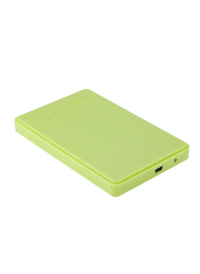 Thoraya - 2.5inch SATA SSD External Enclosure USB 2.0 Hard Drive Case (Green) - Image 1