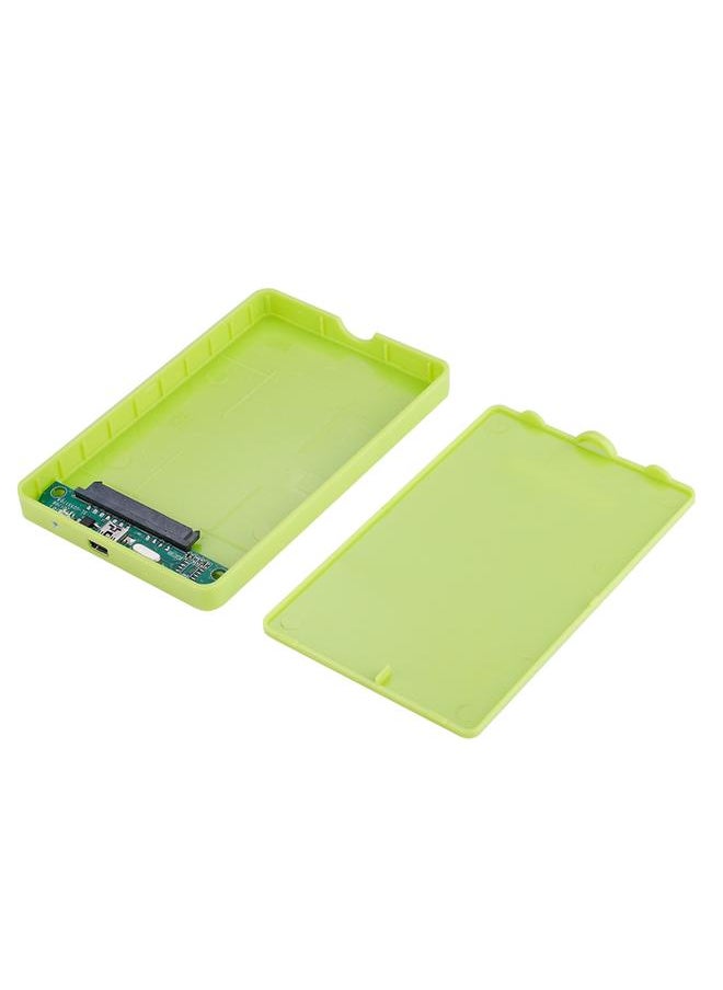 Thoraya - 2.5inch SATA SSD External Enclosure USB 2.0 Hard Drive Case (Green) - Image 1
