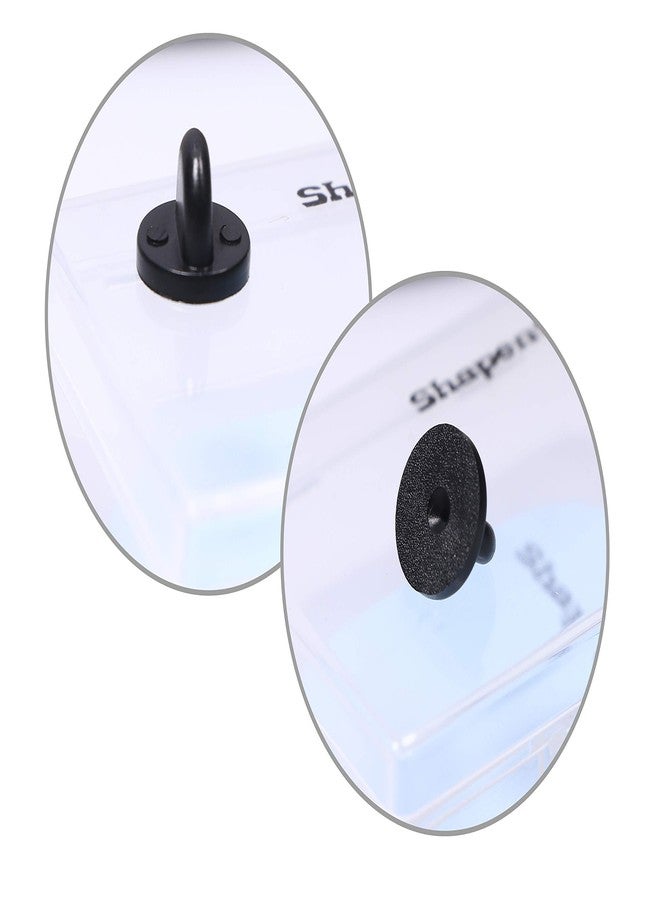 Shapenty Clutch PVC Rubber Pin Backs Keepers Replacement Uniform Badge Comfort Fit Tie Tack Lapel Pin Backing Holder Clasp (Black, 30PCS) - Image 4