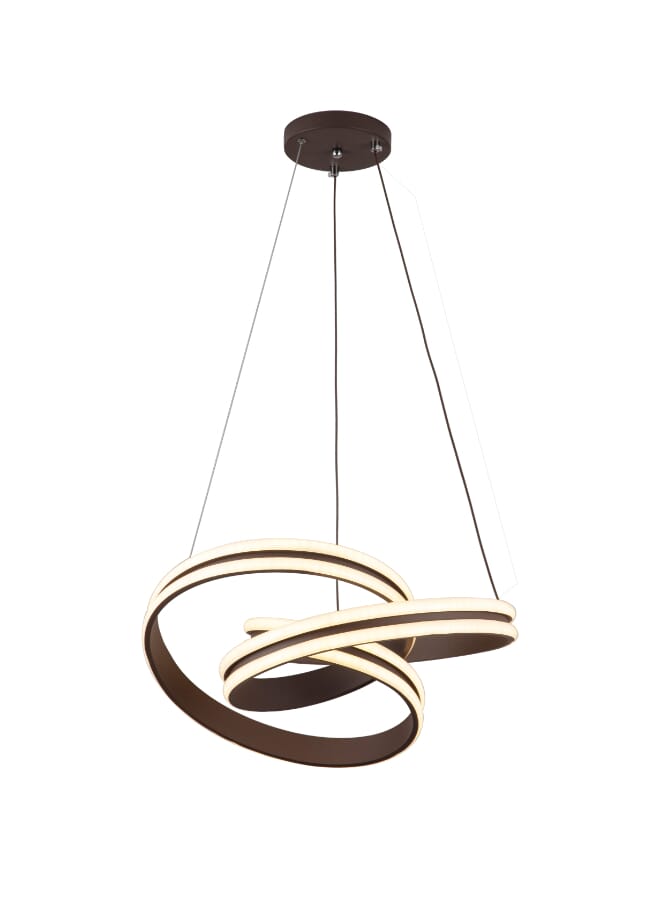 Best Power Modern LED Chandelier 6493 with 3 Lighting Levels, 80W, Adjustable Length (70 cm) – Stylish Ceiling Light for Living Room, Bedroom, and Dining Room - Image 2