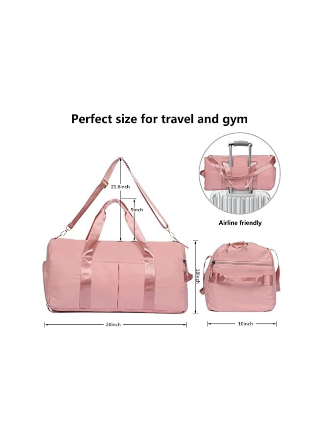 S-TOP Duffle Bag for Women, Sports Duffel Bag for Gym with Wet Pocket & Shoe Compartment, Overnight Weekender Travel Bag4.4(1.39K)Only 3 left-61% 37.8037.80 95.9995.99 - Image 2