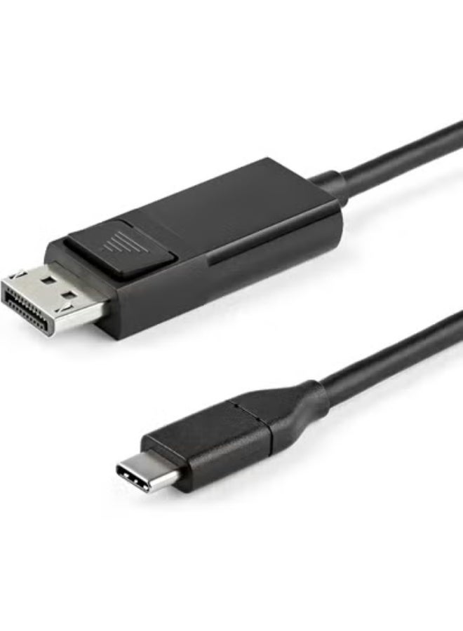 2M USB C to DisplayPort Cable – 4K@60Hz HDR Bidirectional USB-C/DP Adapter Cable - Image 1