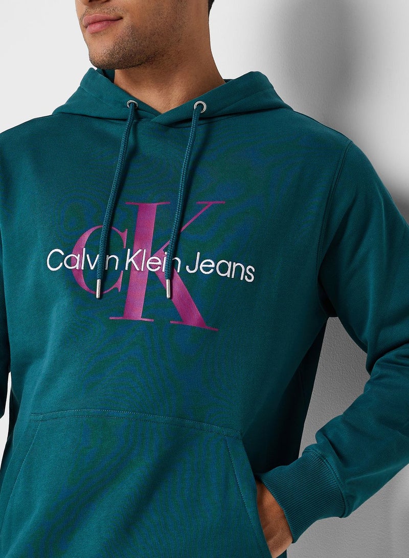 Calvin Klein Jeans Logo Hoodie  - Image 3