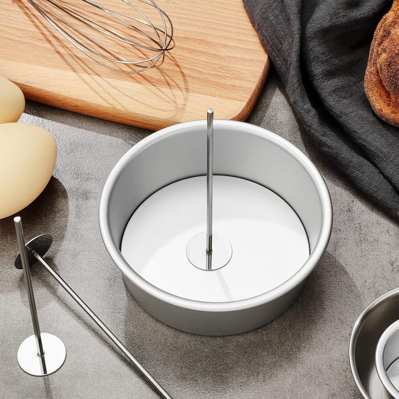 Jutom Cake Heating Rod 5.71 Inch Sliver Baking Nails for Baking Stainless Steel Heating Core for Cakes Stick Supplies(8 Pcs) - Image 4