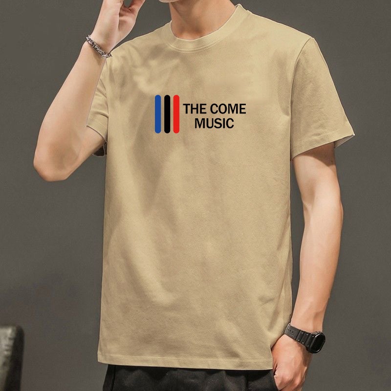 Round Neck Short-Sleeved T-Shirt Men'S T-Shirt Fashionable Short Fashionable All-Match Casual Top Clothes Men'S T-Shirt - Image 2
