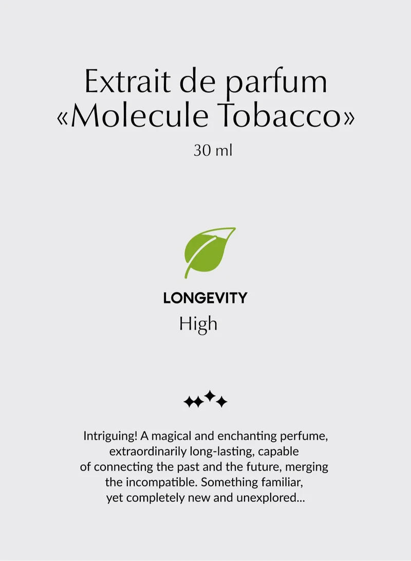 PREPARFUMER From France Molecule 30ml - Citrus Woody Amber Scent - Luxury Fragrance with Mandarin & Bergamot - Long Lasting With Saffron Notes