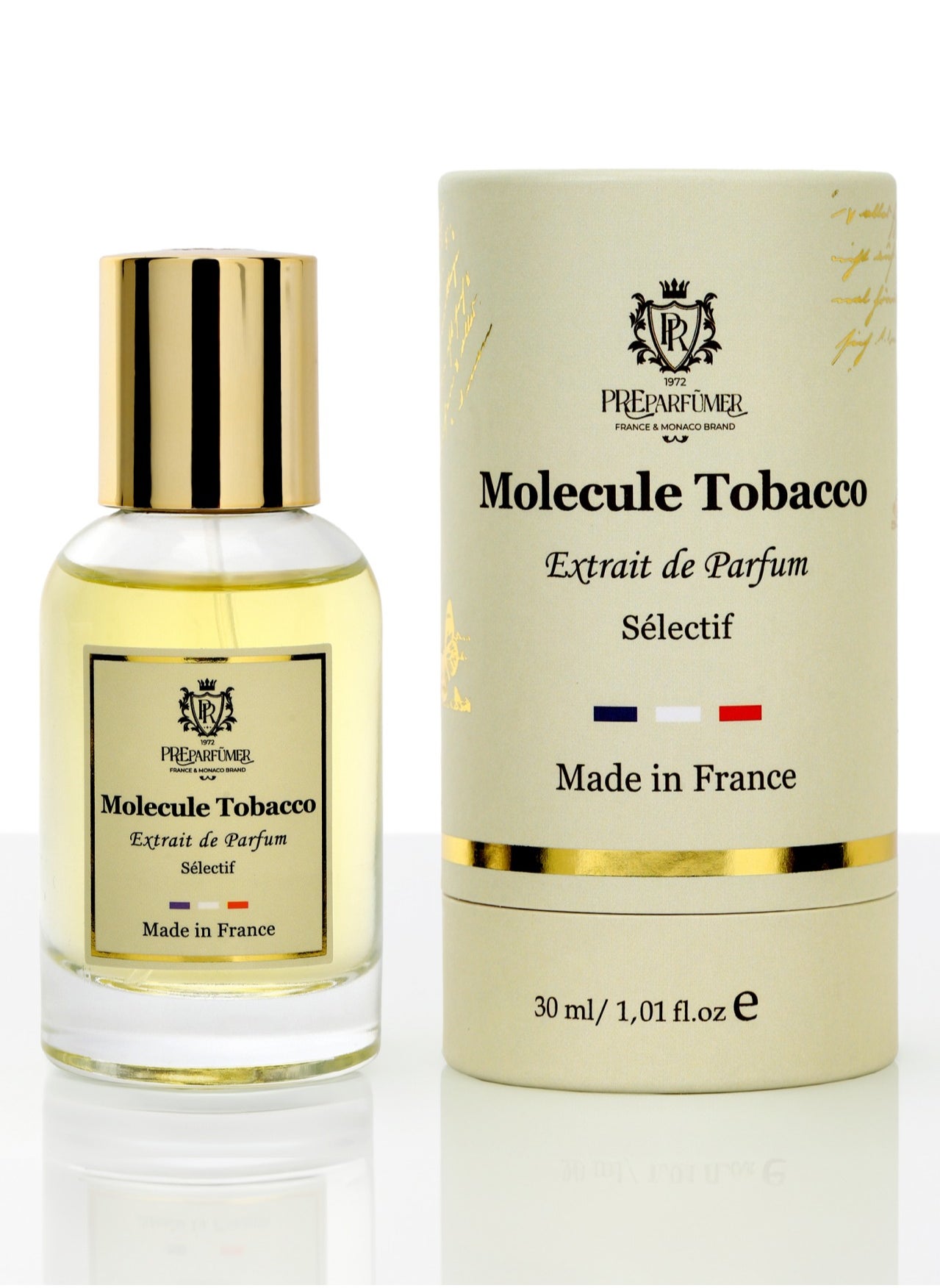 PREPARFUMER From France Molecule 30ml - Citrus Woody Amber Scent - Luxury Fragrance with Mandarin & Bergamot - Long Lasting With Saffron Notes 