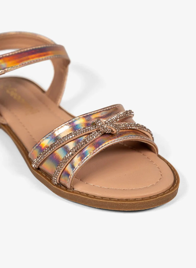 Geoomnii GOLD Geoomnii Girls’ Sandals – Comfortable Casual Sandals for Children, Pre-Teen & Junior Girls for School, Play & Everyday Wear for Women | Best Price UAE