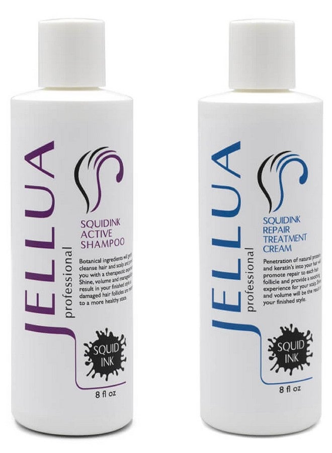 Jellua Squidink Active Shampoo And Repair Treatment Cream 8.0 Oz Duo - Image 2
