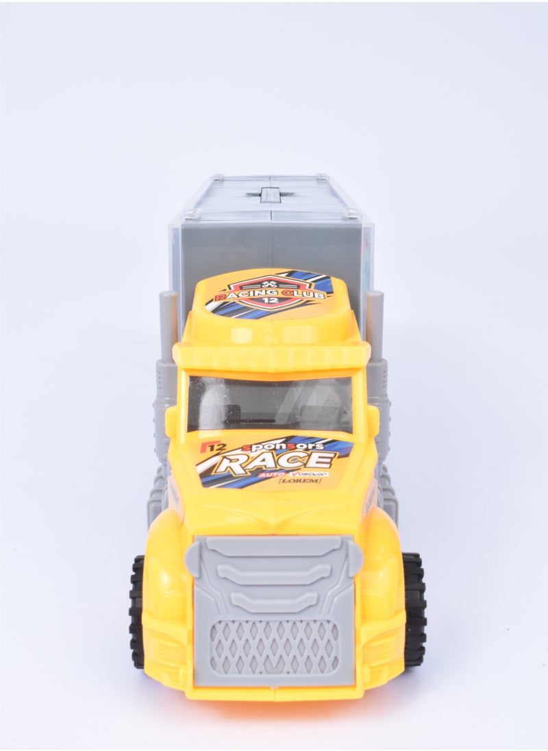 FUN MOMENT - Car Transporter Truck 3 Mini Cars and Truck - Image 1