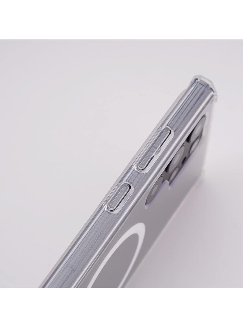TIGER Magnetic Clear Case for Samsung Galaxy S22, Slim Bumper, Magsafe-Compatible with Card Wallet & Wireless Charger, Shockproof Screen & Camera Protection – Durable & Stylish Phone Case  - Image 3