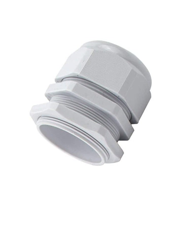 Generic Armoured Cable Gland Kit for Outdoor Sockets and Junction Boxes  Industrial Use with Lock Nut PVC Shroud and Earth Tag (25L, CW)  - Image 1