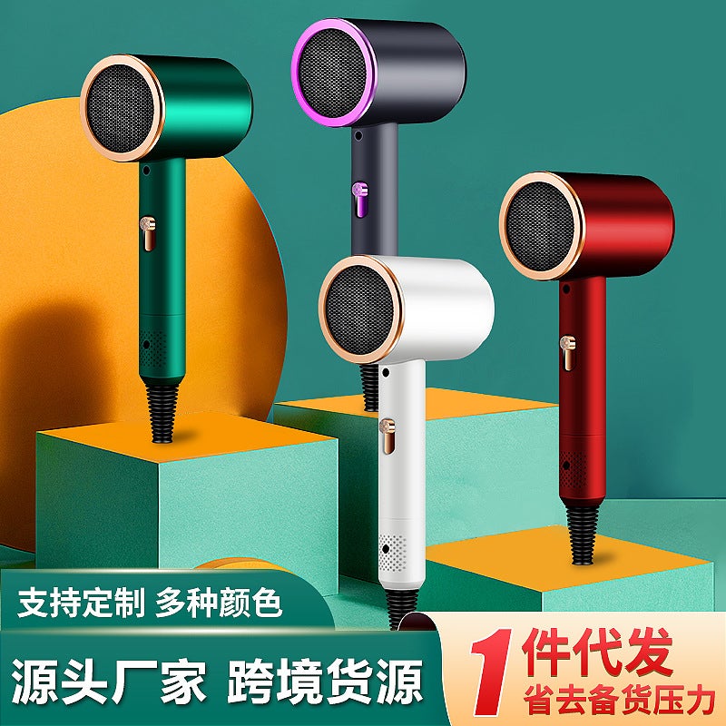 Manufacturer Hair Dryer Household Blue Light And Cold Air High Power Folding Hair Dryer Douyin Kuaishou Delivery - Image 2