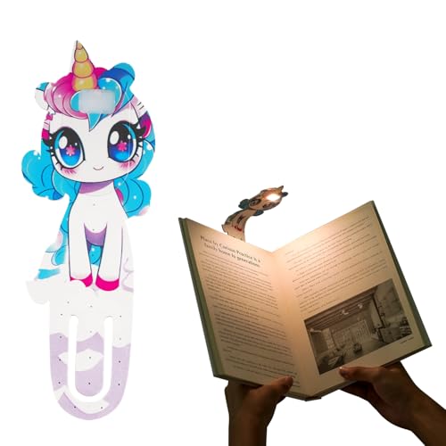 ZOCALOK Rechargeable Book Light, Lightweight Reading Light, Eye-Caring LED Bookmark Light with 3 Adjustable Modes, Portable Clip-On for Kids Bedtime Stories-1Pack - Image 1
