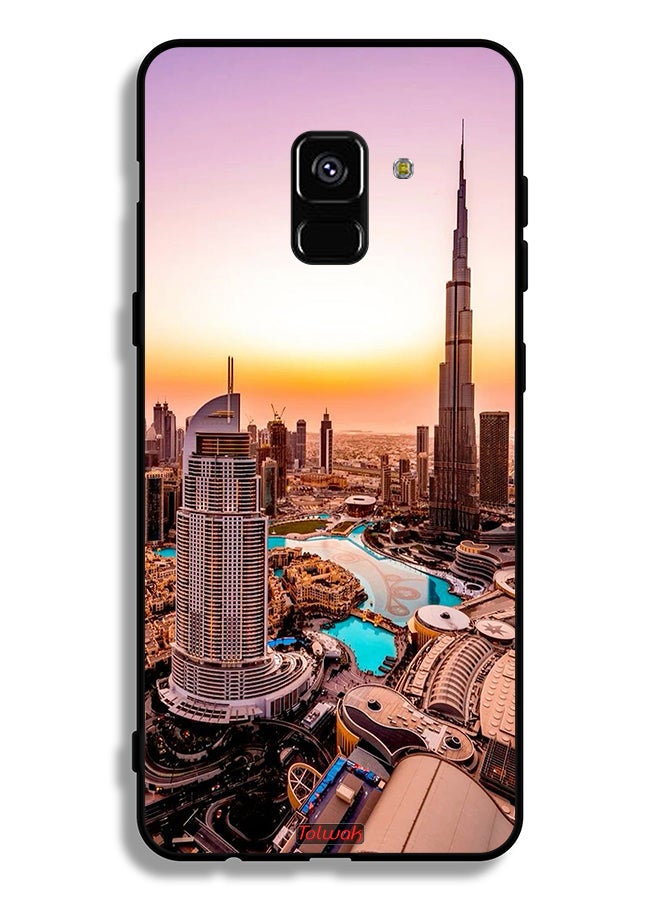 Tolwak Samsung Galaxy A8 Plus (2018) Protective Case Cover Downtown Dubai - Image 1