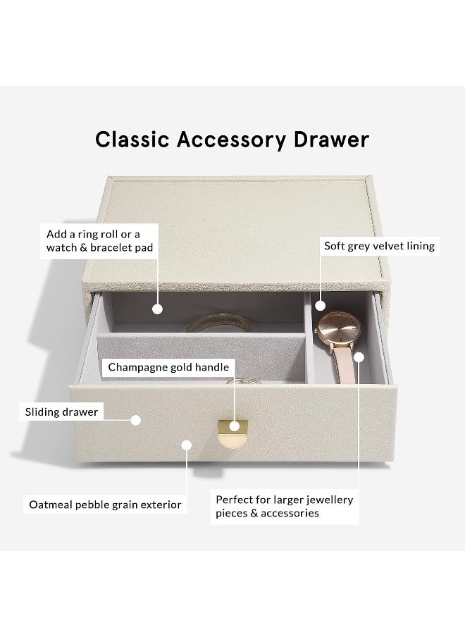 Stackers Stackers Classic Deep 3 Drawer Pebble Oatmeal  - Image 4