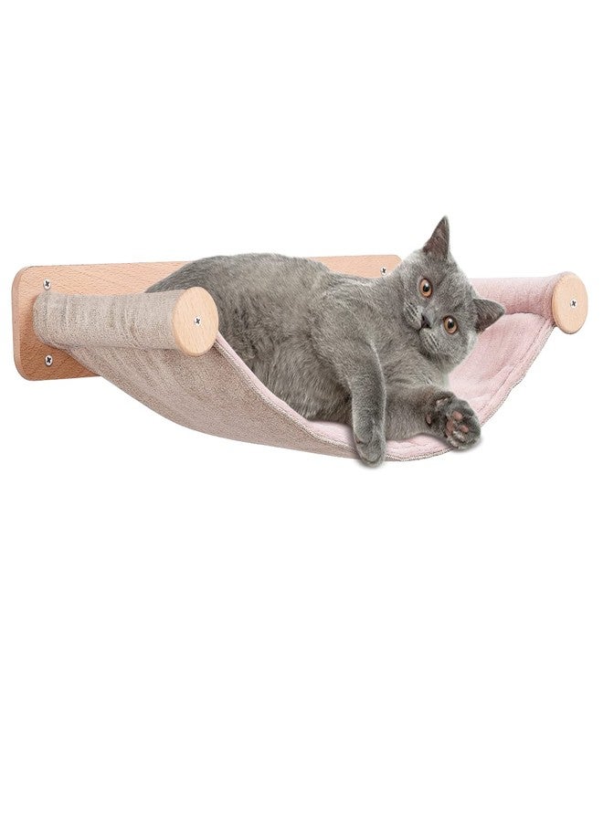 Purife Cat Hammocks Shelf Mounted Indoor Cat Shelves & Perches - Large Soft Wall Hammock Beds for Climbing, Playing, Sleeping, Lounging - Image 1