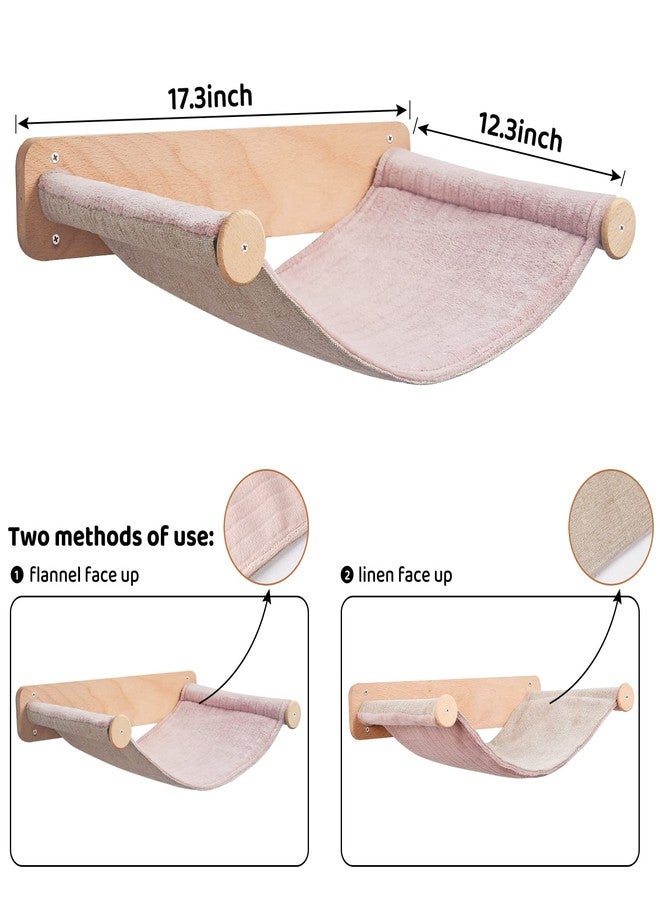 Purife Cat Hammocks Shelf Mounted Indoor Cat Shelves & Perches - Large Soft Wall Hammock Beds for Climbing, Playing, Sleeping, Lounging - Image 2