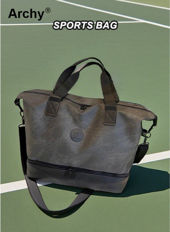 Archy Unisex Large-Capacity Travel & Gym Bag - Dry-Wet Separation, Durable Material for Short Trips, Fitness, Maternity Prep - Image 4