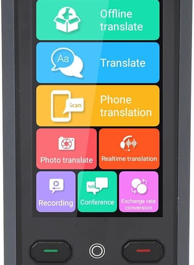 Smart Voice Translator Device 3 Inch Touchscreen 138 Languages Online 15 Offline Real Time - Image 1