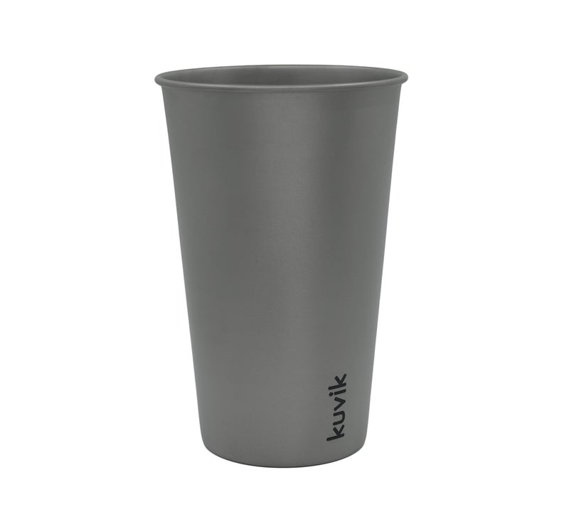 Kuvik Titanium Cup 500ml (16.9 oz) - Ultralight and Compact Cup for Backpacking, Camping, and Home - Image 1