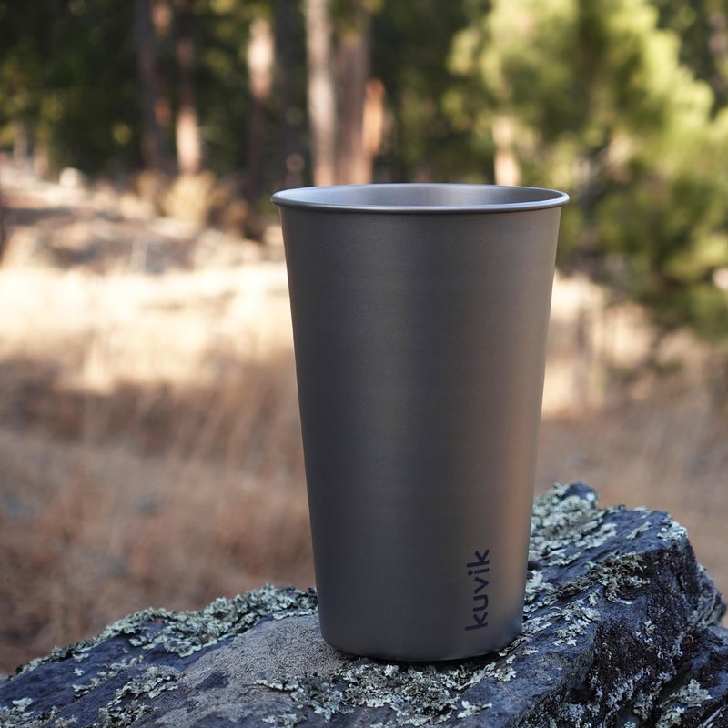 Kuvik Titanium Cup 500ml (16.9 oz) - Ultralight and Compact Cup for Backpacking, Camping, and Home - Image 2
