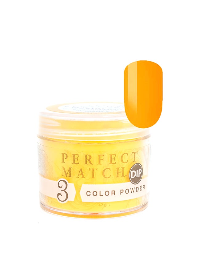 Nail Dipping Powder Blazing Sun 42g, Dip Acrylic Powder Nail Art Manicure System by Perfect Match PMDP201