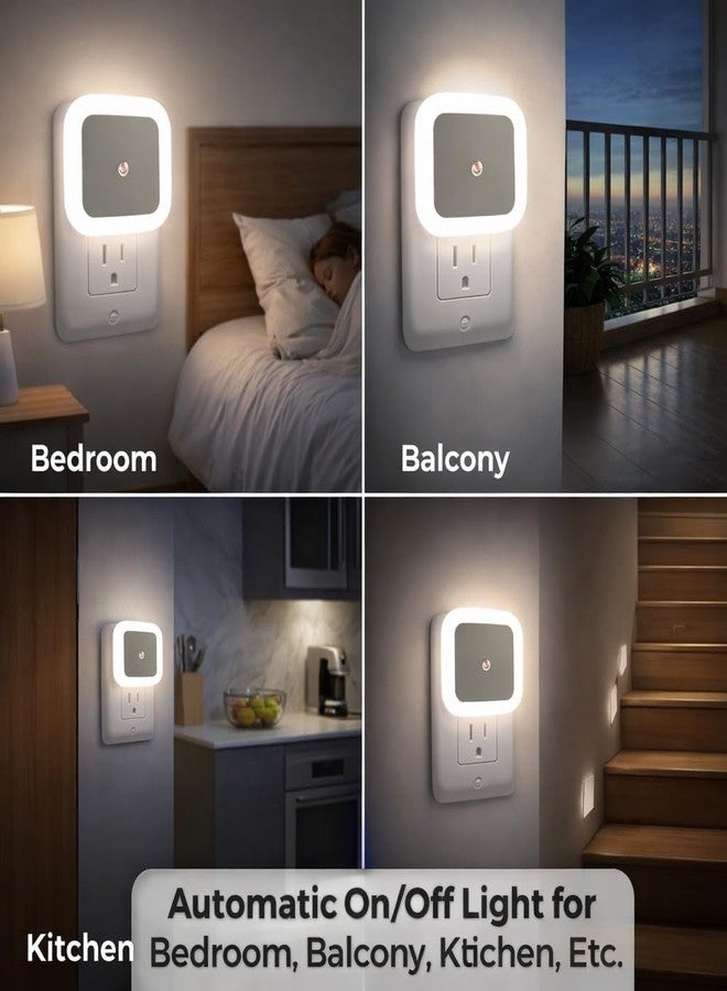 Nibbler Pack of 3 Night Lamp for Bedroom Smart Sensor Automatic ON/Off Dim LED Light Energy Saving 0.5W Night Light Long Life Plug in Bed Lamps, Hallway Stairs Kitchen Bathroom (Pink, 3) - Image 5