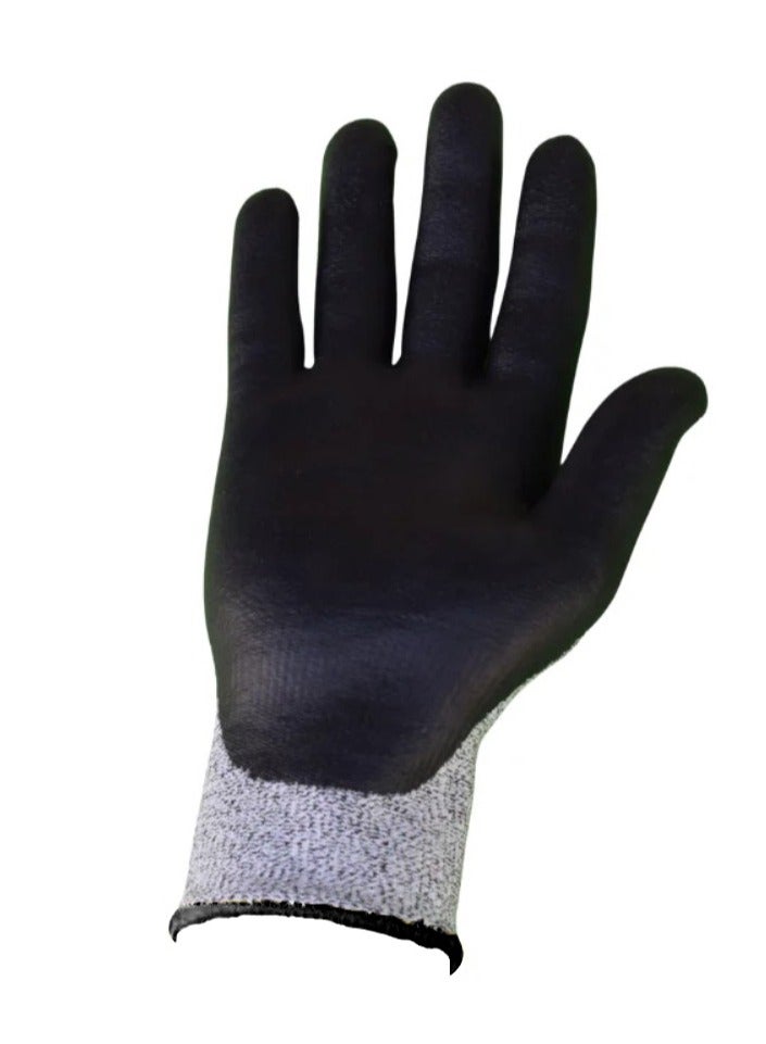 فالبرو قفازات العمل المقاومة للقطع من فالبرو، واقية للسلامة من المستوى 5 يمكن استخدامها بكلتا اليدين، درجة الطعام، للحديقة، صيد الأسماك، العمل، المستودعات، قطع الخشب، البناء، اللحام، رجل الإصلاح (اكس ال) - Image 3