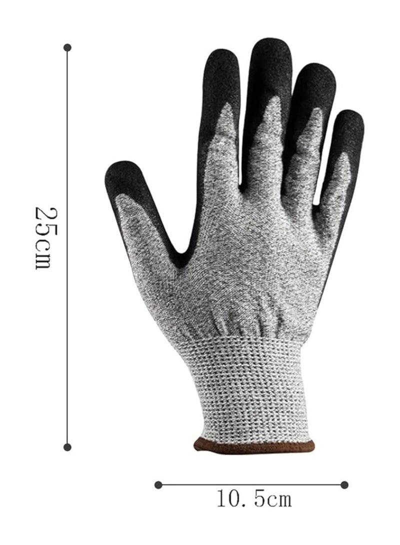 فالبرو قفازات العمل المقاومة للقطع من فالبرو، واقية للسلامة من المستوى 5 يمكن استخدامها بكلتا اليدين، درجة الطعام، للحديقة، صيد الأسماك، العمل، المستودعات، قطع الخشب، البناء، اللحام، رجل الإصلاح (اكس ال) - Image 5