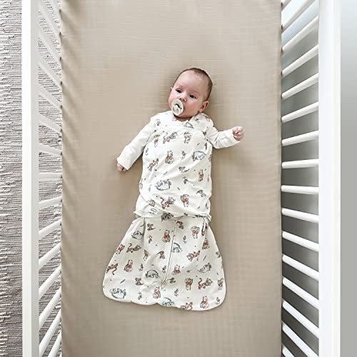 HALO Disney Baby 100% Cotton Sleepsack Swaddle, 3-Way Adjustable Wearable Blanket, TOG 1.5, Winnie Frolic, Newborn, 0-3 Months - Image 3