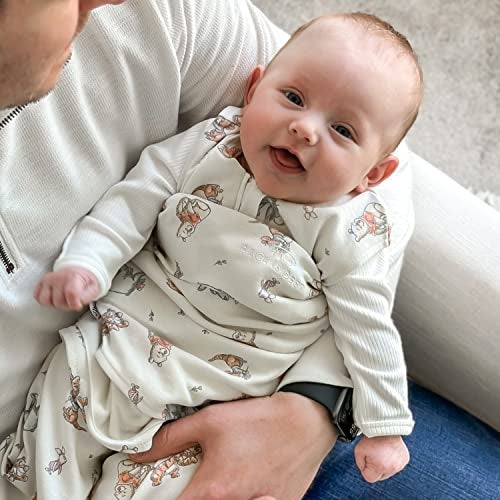 HALO Disney Baby 100% Cotton Sleepsack Swaddle, 3-Way Adjustable Wearable Blanket, TOG 1.5, Winnie Frolic, Newborn, 0-3 Months - Image 5