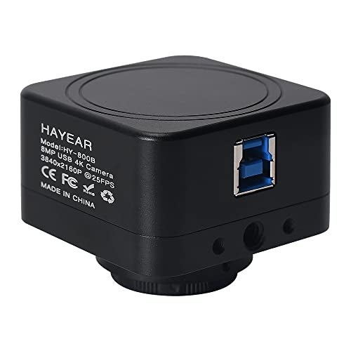 HAYEAR 8MP 4K USB Digital Camera 1/1.8 inch Sensor Microscope Camera UHD 3840x2160,USB Camera for Windows Web Cam OTG Supported for Education Lab PCB Inspection - Image 4