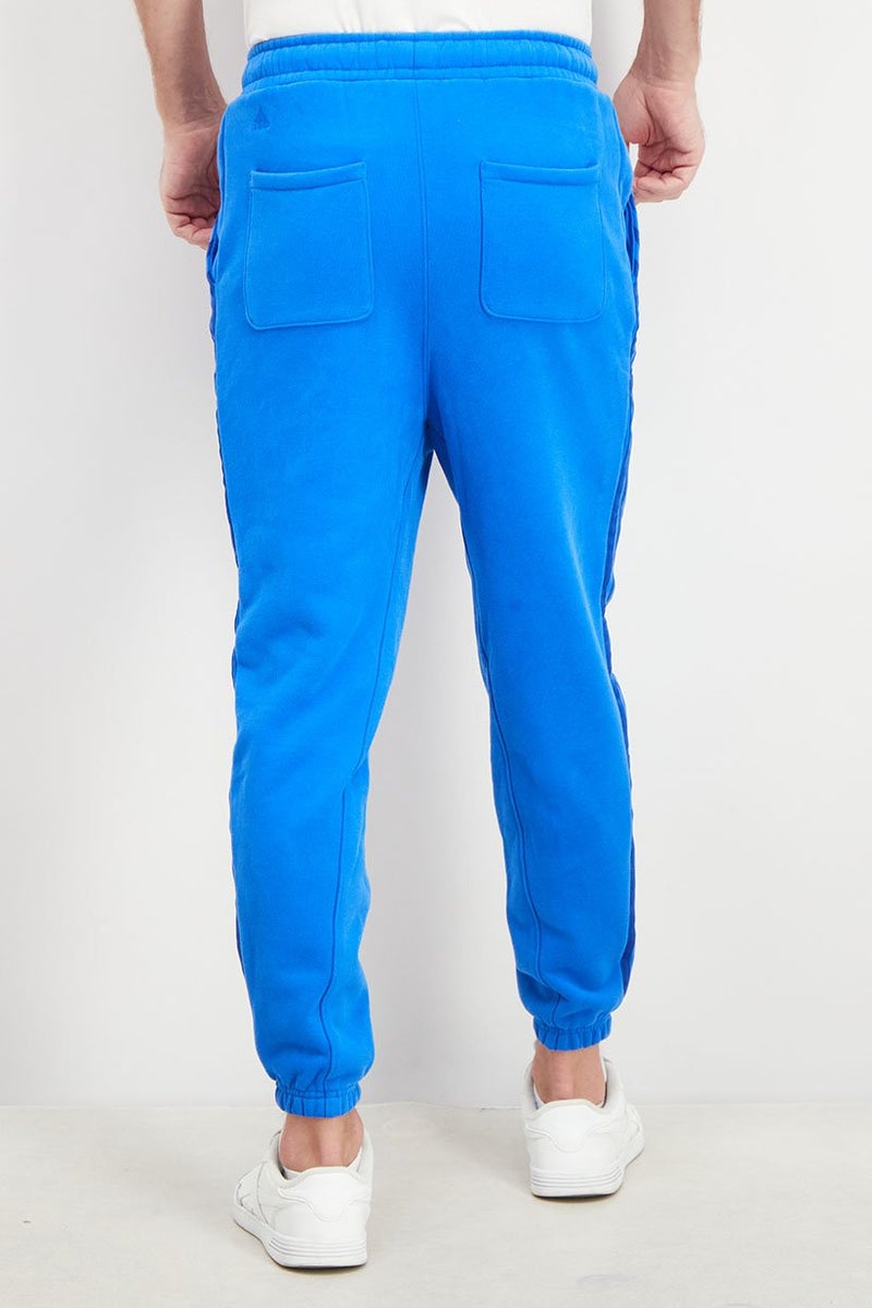 Adidas Men Sportswear Fit Training Sweat Pants, Blue - Image 3